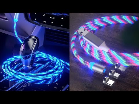 iGlow Glowing LED Magnetic 3 in 1 USB Charging Cable