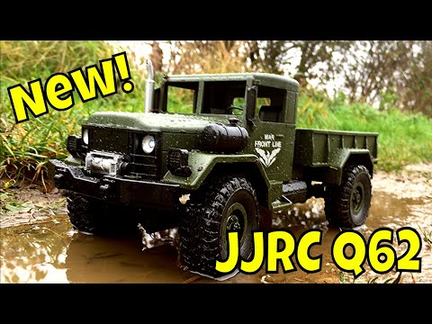 New JJRC Q62. Review &amp; Test. Budget 1/16 RC Military Truck Review. Gearbest.
