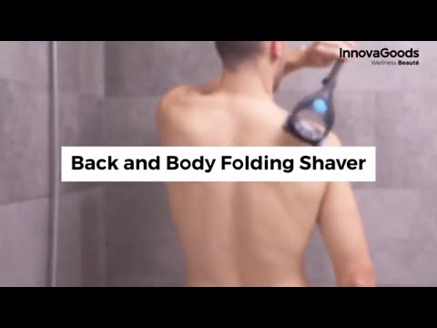 InnovaGoods Wellness Beauté Back and Body Folding Shaver