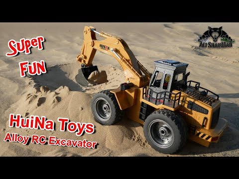 HuiNa Toys Super Easy to Operate Alloy RC Excavator