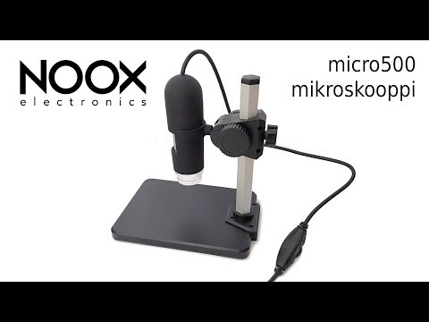 NOOX micro500 USB-mikroskooppi esittelyvideo